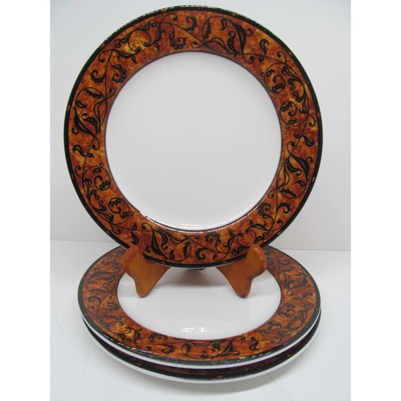 Christopher Stuart Optima Morella 7 3/4" Salad Plates Set Of Three - Picture 7 of 7